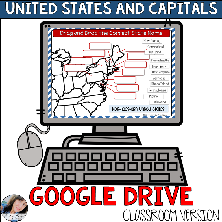 states and capitals digital review for your classroom